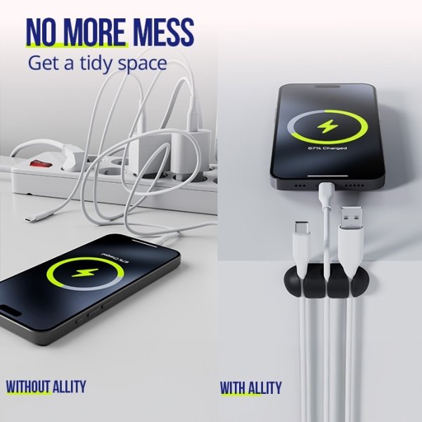 Allity Kabelorganisator, 3-Pak - ASA-400