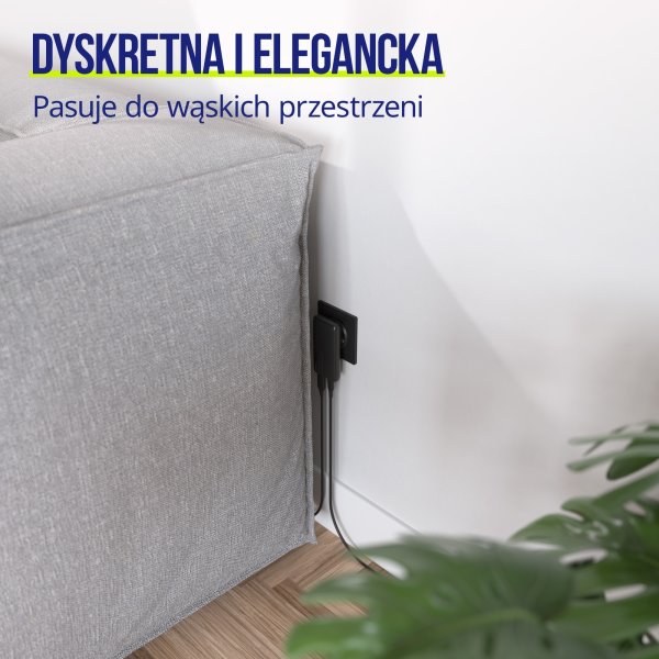 Allity Oplader, 1x USB-C, 1x USB-A, 65W - Sort