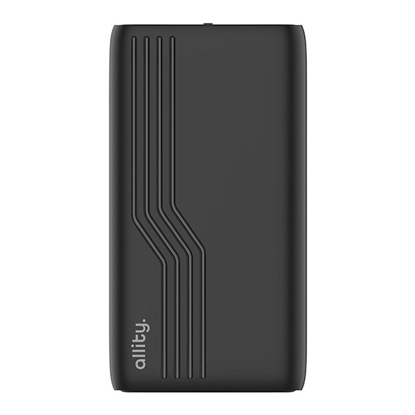 Allity Oplader, 1x USB-C, 1x USB-A, 65W - Sort