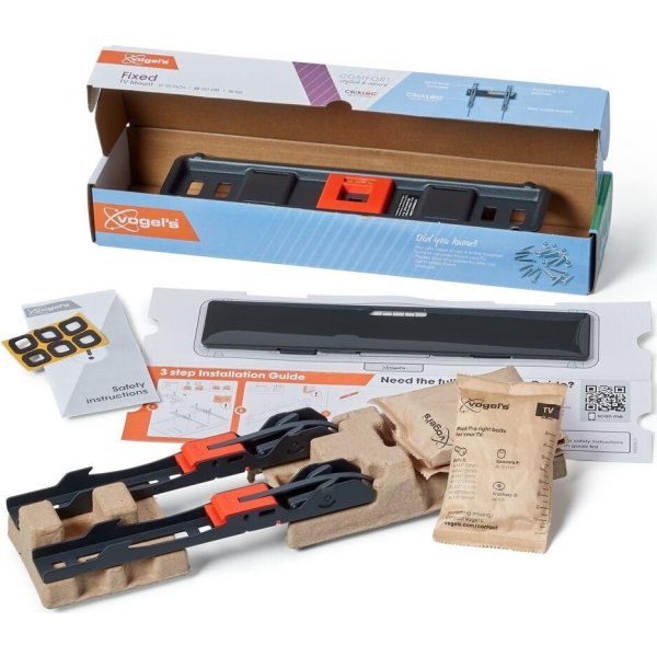 Vogel's TV-vægbeslag, sort - TVM 3295