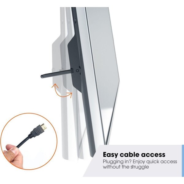 Vogel's TV-vægbeslag, sort - TVM 3405