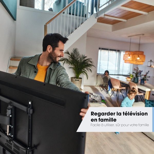 Vogel*s TV-vægbeslag, sort - full motion