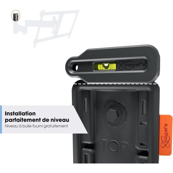 Vogel*s TV-vægbeslag, sort - full motion