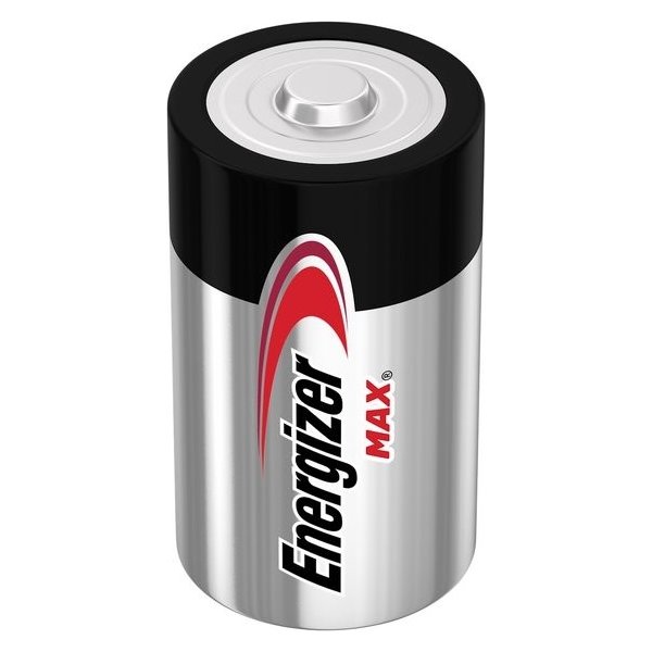 Energizer Max Alkaline D batteri, 2 stk.