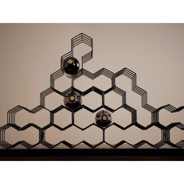 Zone Rocks Vinreol Modul, 2 pladser, sort