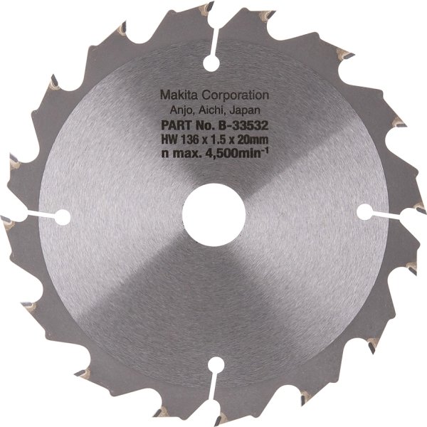 Makita HM-savklinge, Ø136mm, 16T