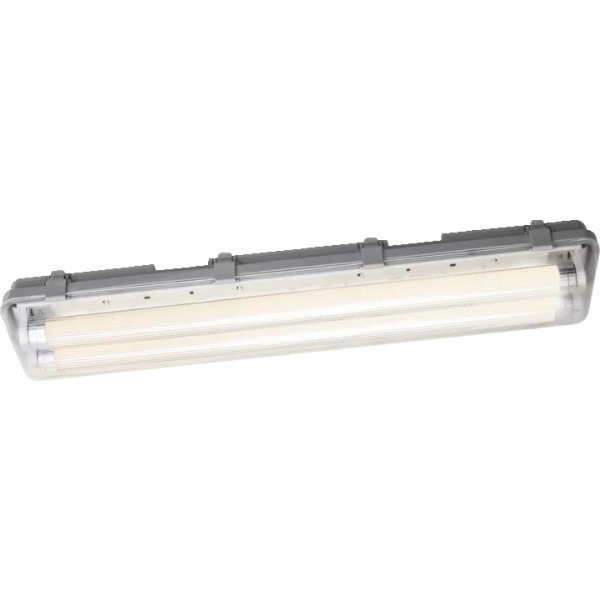 Osram 2x LED-Armatur, Damptæt  - 7W, 4000K