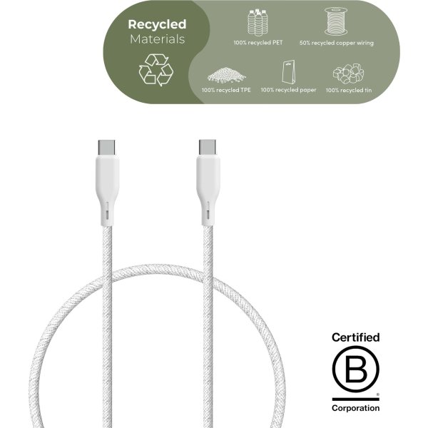 UPSTRÖM Ëssentials USB-C opladerkabel, 1,2m, 100W
