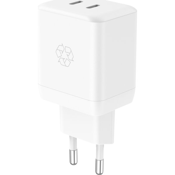 UPSTRÖM Ëssentials 35W GaN USB-C Oplader, hvid