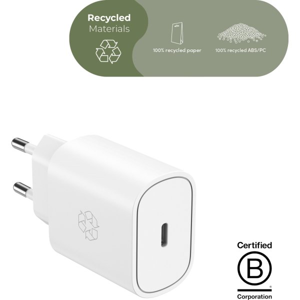 UPSTRÖM Ëssentials 25W USB-C Oplader, hvid
