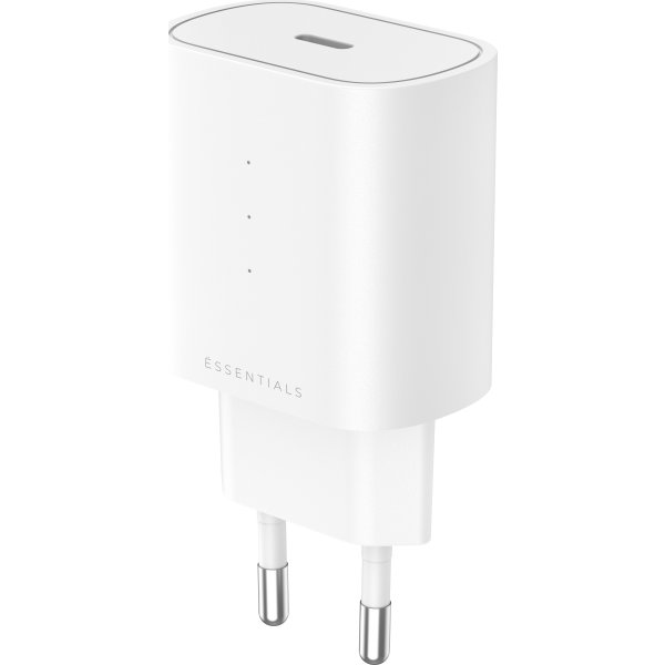 UPSTRÖM Ëssentials 25W USB-C Oplader, hvid