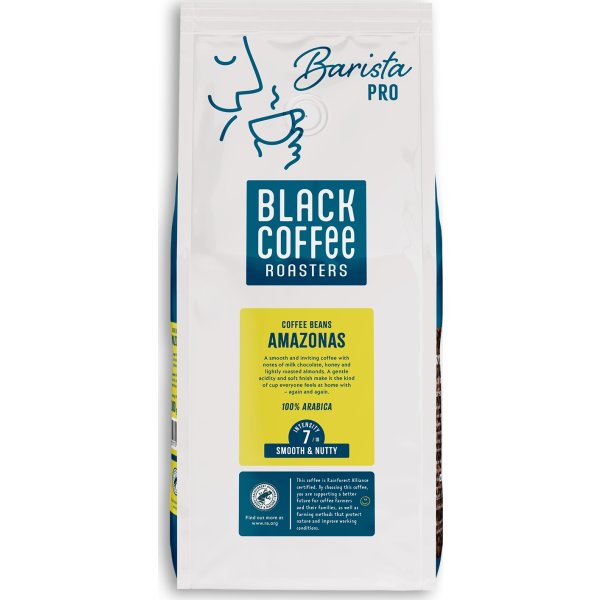 Black Coffee Roasters Pro Amazonas helbønner, 1 kg