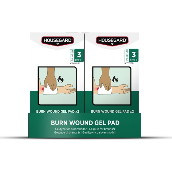 Housegard Gelkompres til forbrændinger (2-pak)
