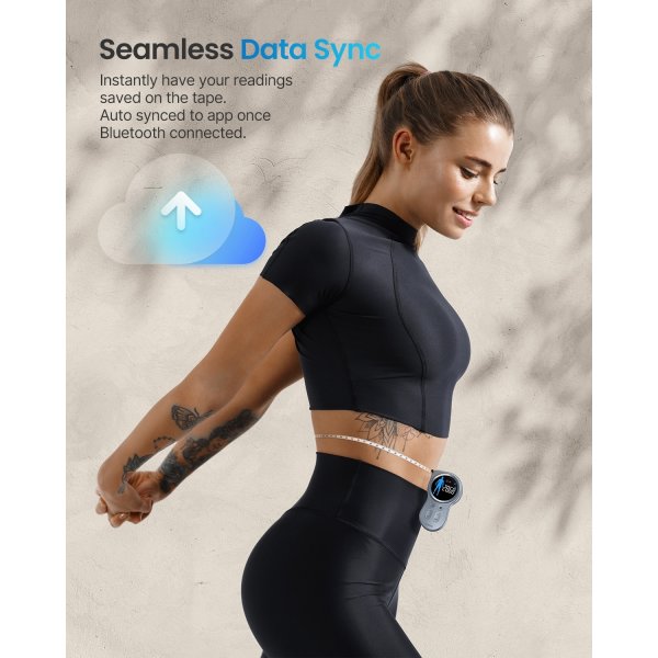 RENPHO Smart Tape Measure+ Large Round Screen