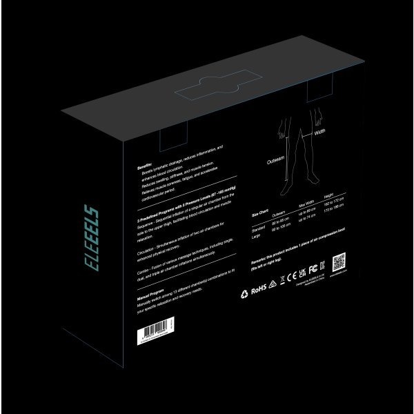 ELEEELS A2 Full Leg Massage, large størrelse