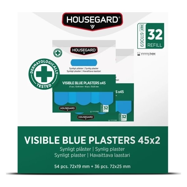 Housegard Sporbare plastre 2x45 stk