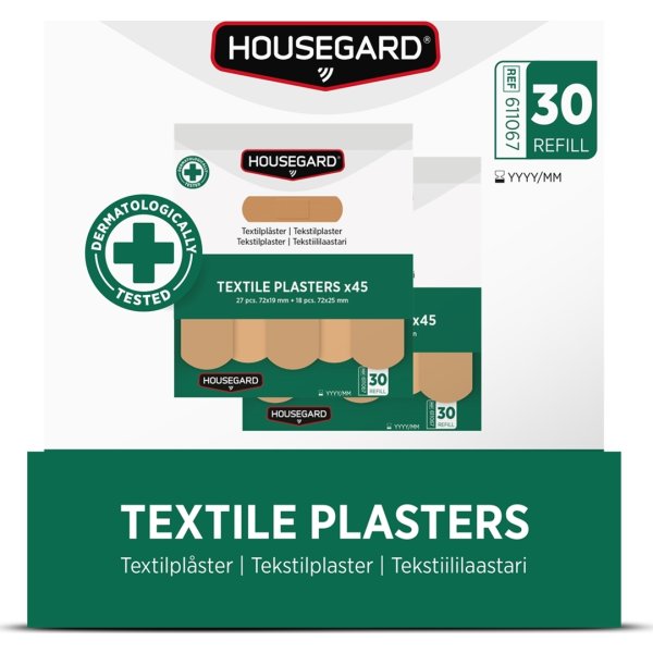 Housegard Tekstilplastre (2x45 stk)