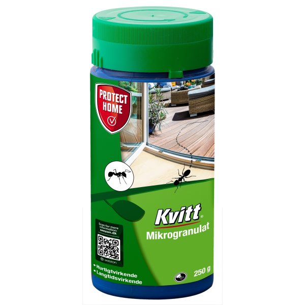 Kvitt Mikrogranulat mod myrer, 250g.