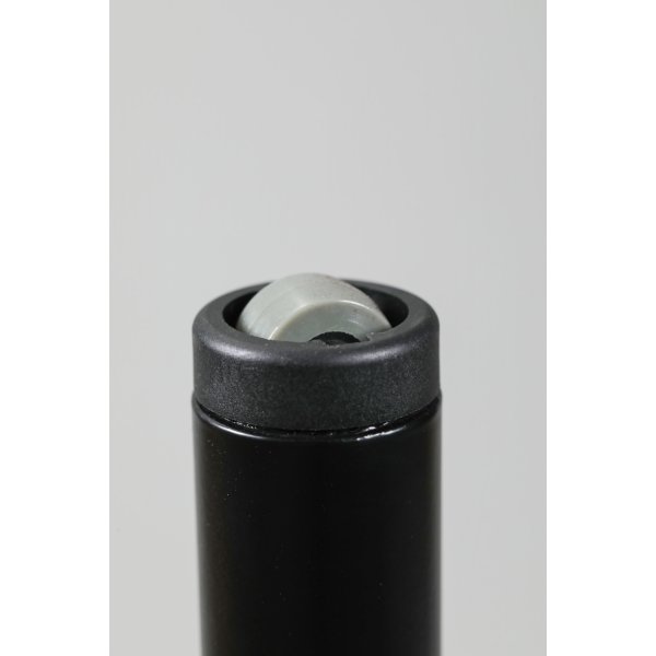 EasyFix Kantinebord 140x80 cm, Grå decor/Sort