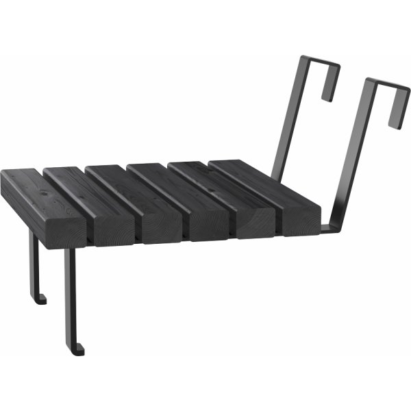 Plus Relax Hængebord til bænk, 40 cm, Sort