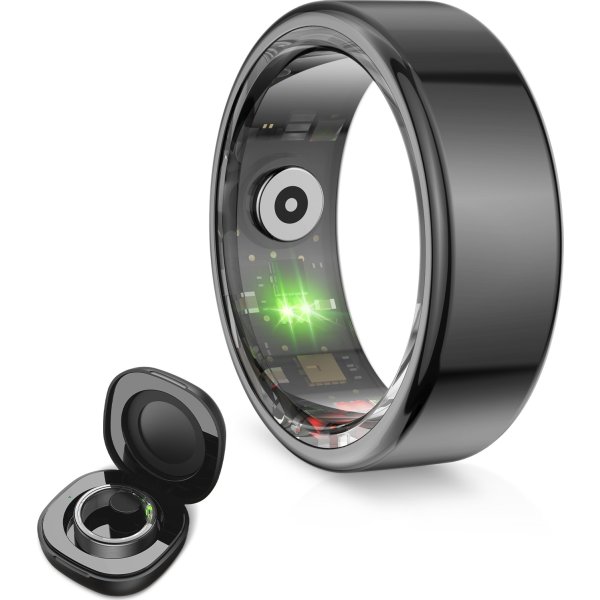 KSIX SMARTRING Black Size Medium (61,5)