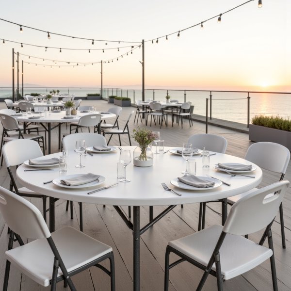 Park klapbord Ø160cmxH74 cm