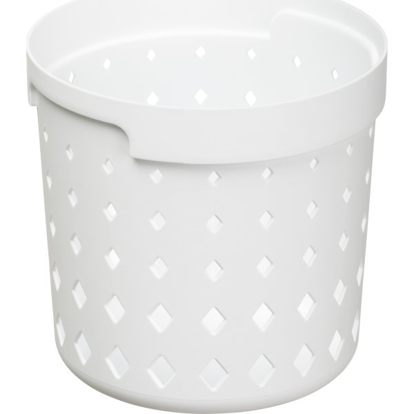 Seoul kurv, rund, medium, hvid