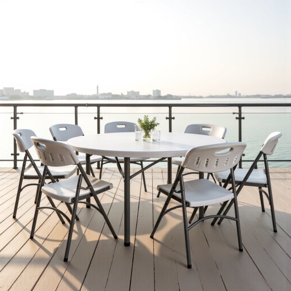 Park klapbord Ø160cmxH74 cm