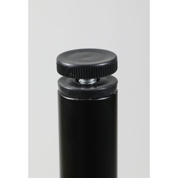 EasyFix Kantinebord 160x80 cm, Hvid decor/Sort