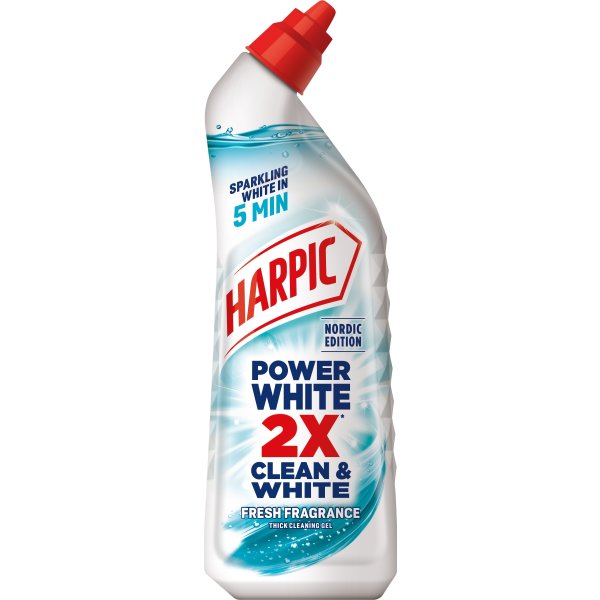 Harpic White & Shine flydende Toiletrens, 750 ml