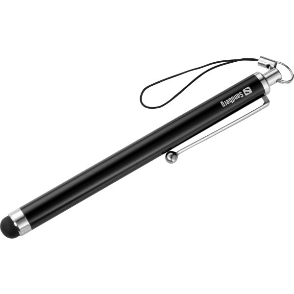 Sandberg Touchscreen Stylus Saver Pen, sort