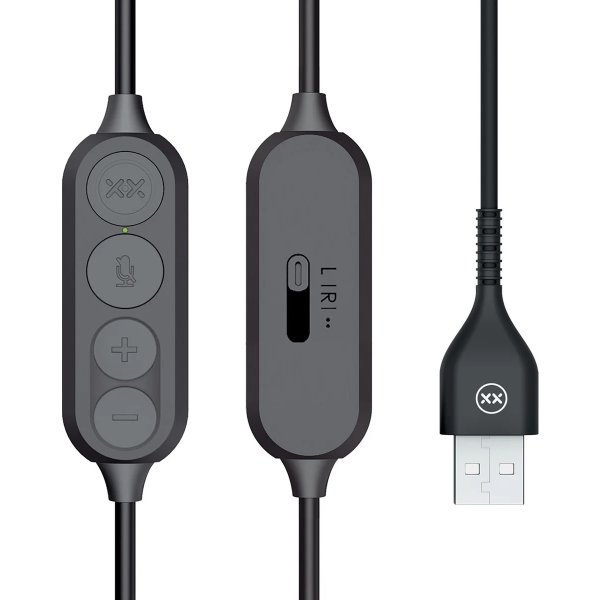 Mixx Headset Stereo H1u Kablet USB-A, sort