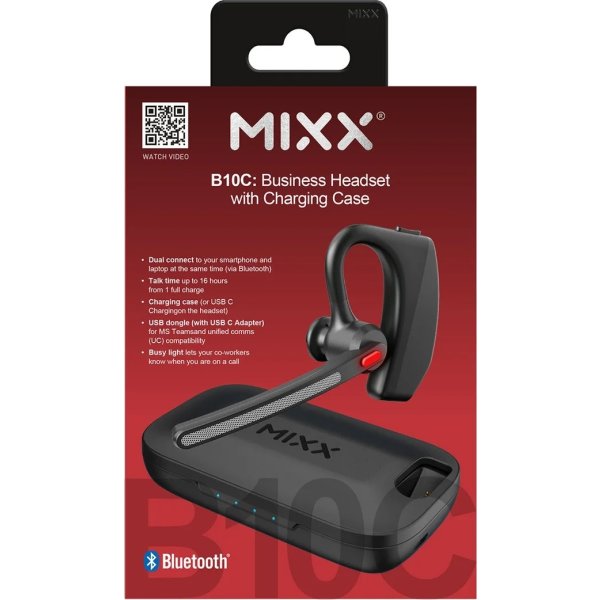 Mixx Headset Mono B10c Opladningsbase Dongle UC