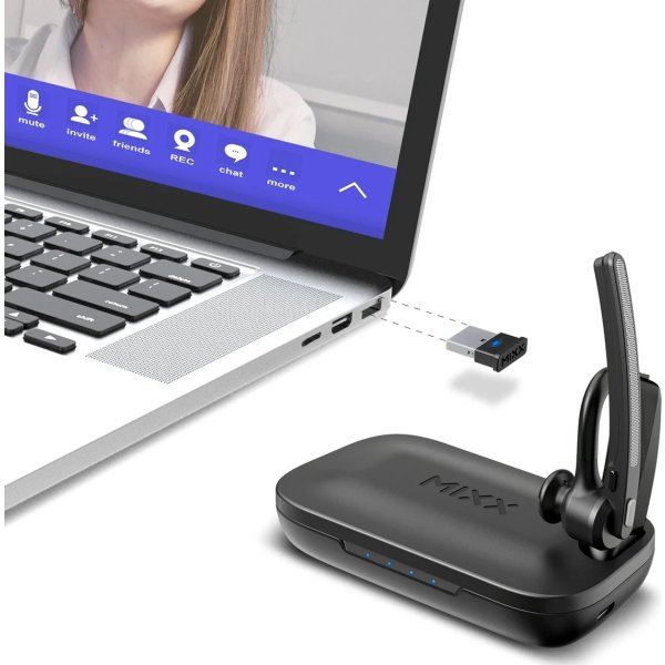 Mixx Headset Mono B10c Opladningsbase Dongle UC