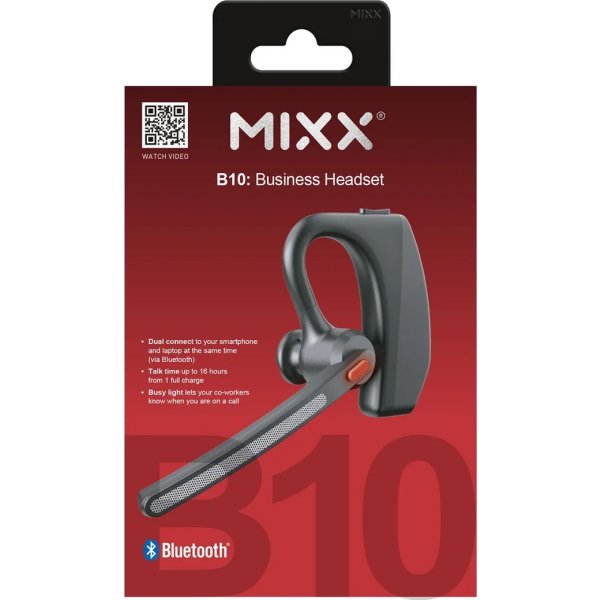 Mixx Mono Headset B10, sort