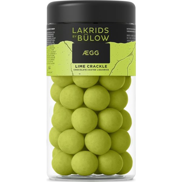 Bülow Lakrids Regular Lime Crackle, 270 g