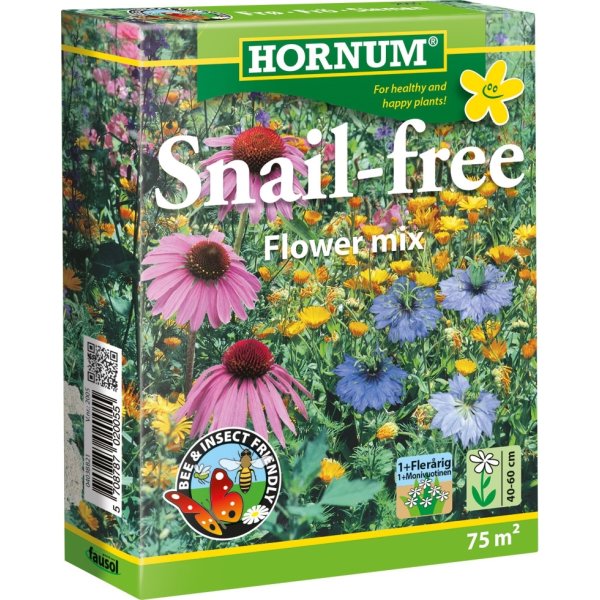 Hornum Blomsterfrøblanding Snail-free, 75 m2