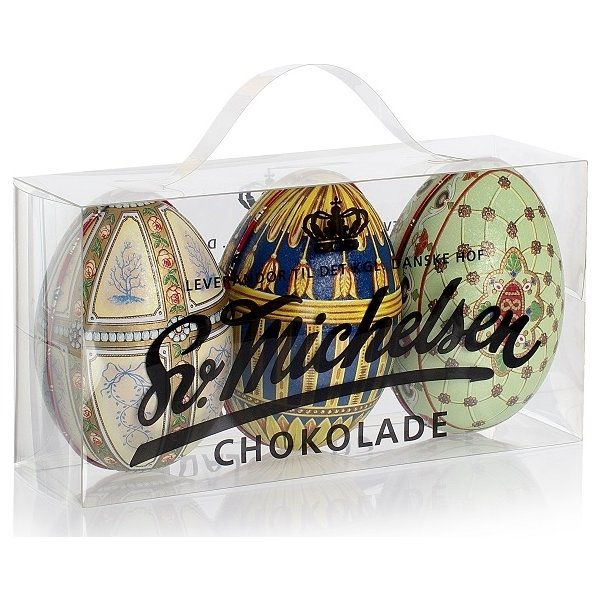 Sv. Michelsen Gaveæske m. 3 Mini Fabergé-æg