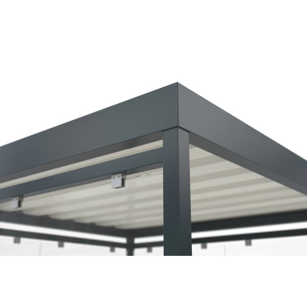 Köln Rygeskur m/bænk+askebæger, K2 c/b, forankring