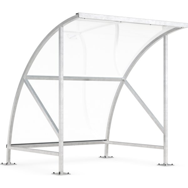 Bamberg Cykelskur, B 1/02, til forankring, galv.