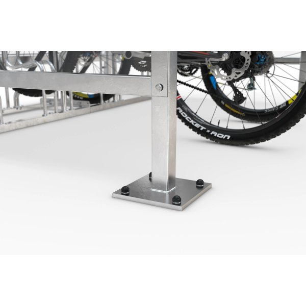 Bamberg Cykelskur, B 1/02, til forankring, galv.