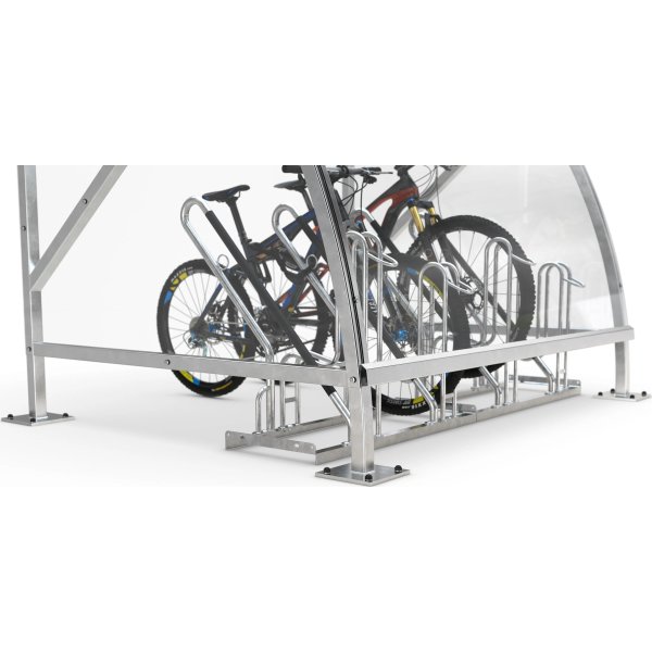 Bamberg Cykelskur, B 1/02, til forankring, galv.