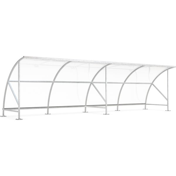 Bamberg Cykelskur, B 1/08, til forankring, galv.