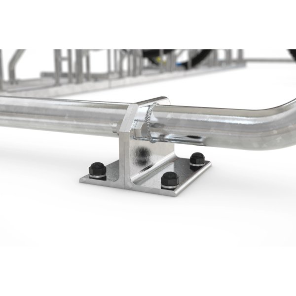 Siegen Cykelskur, S17, til forankring, galv.