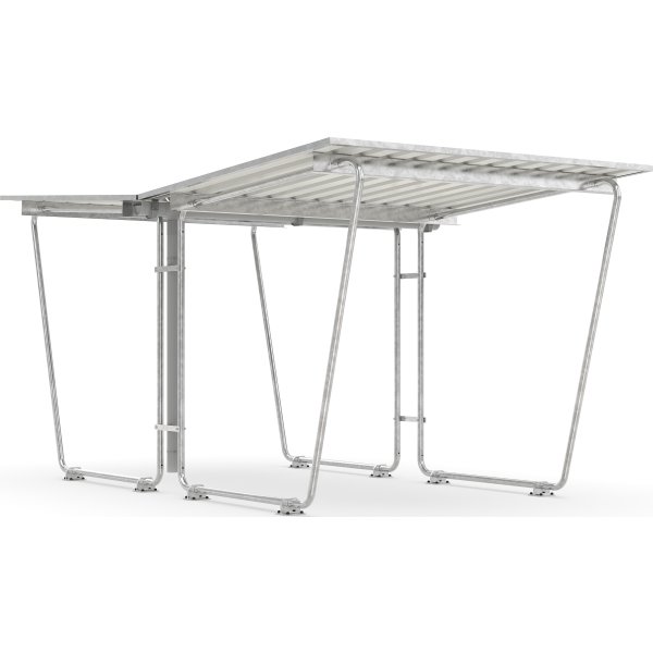 Siegen Cykelskur dobbeltside, S26, til forankring