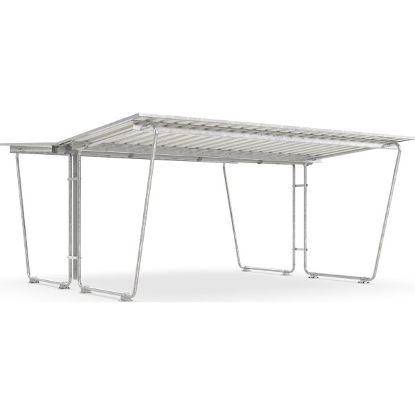 Siegen Cykelskur dobbeltside, S28, til forankring