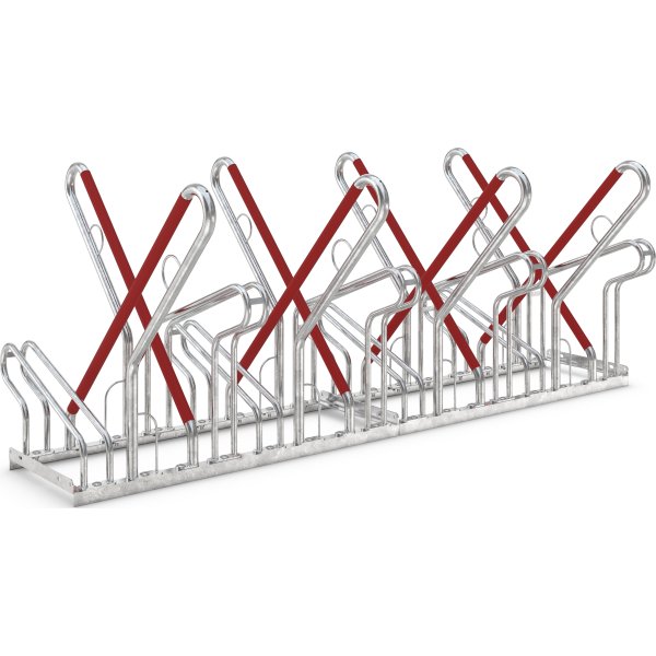 2500 XBF Cykelstativ, 2518, 8 cykler, dobbeltside