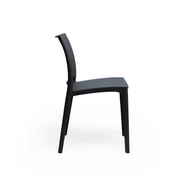 Dakota Kantinestol, sort, 1 stk