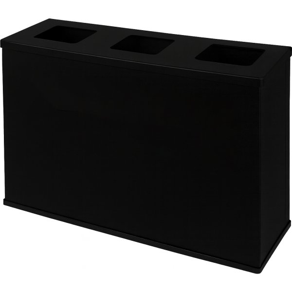 Eco Station til affaldssortering | 3 spande | Sort