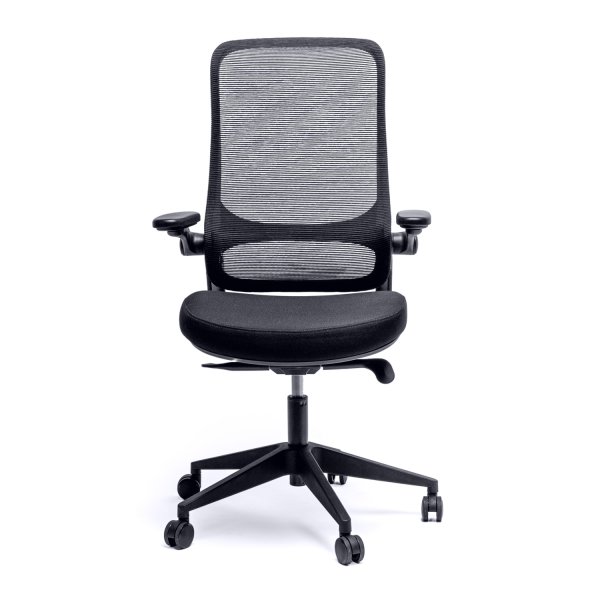 Salerno kontorstol, mesh ryg, sort
